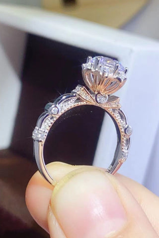 1 Carat Moissanite 925 Sterling Silver Ring 1 Carat Moissanite 925 Sterling Silver Ring