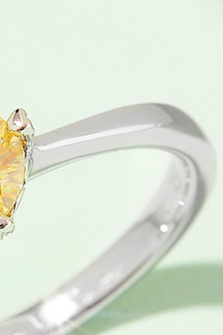 1 Carat Moissanite 925 Sterling Silver Solitaire Ring 1 Carat Moissanite 925 Sterling Silver Solitaire Ring