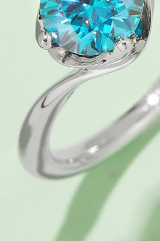 1 Carat Moissanite 925 Sterling Silver Solitaire Ring 1 Carat Moissanite 925 Sterling Silver Solitaire Ring