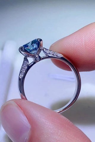 1 Carat Moissanite 4-Prong Ring 1 Carat Moissanite 4-Prong Ring