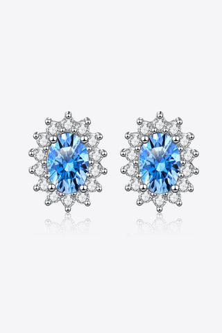 1 Carat Moissanite 925 Sterling Silver Stud Earrings 1 Carat Moissanite 925 Sterling Silver Stud Earrings