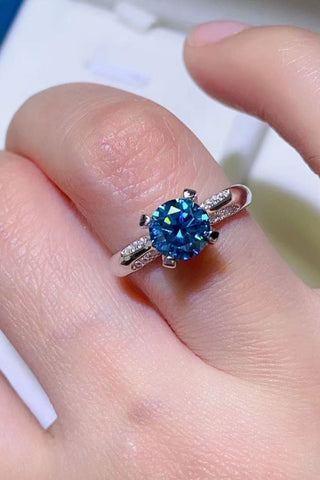 1 Carat Moissanite 4-Prong Ring 1 Carat Moissanite 4-Prong Ring