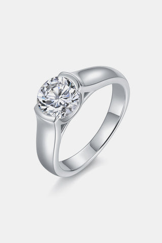 1.5 Carat Moissanite 925 Sterling Silver Ring 1.5 Carat Moissanite 925 Sterling Silver Ring