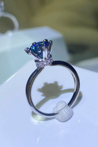 1 Carat Moissanite 6-Prong Solitaire Ring 1 Carat Moissanite 6-Prong Solitaire Ring