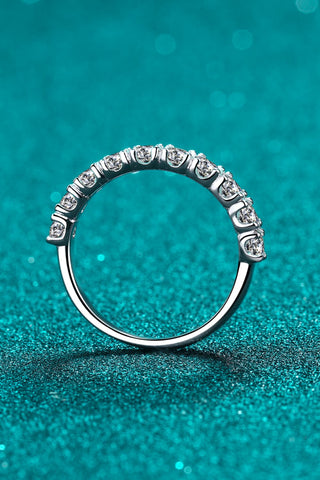1 Carat Moissanite Half-Eternity Ring 1 Carat Moissanite Half-Eternity Ring