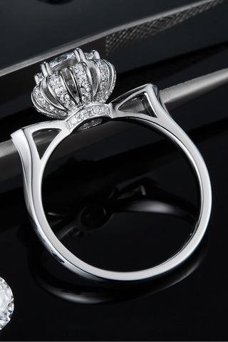 1 Carat Moissanite 925 Sterling Silver Ring 1 Carat Moissanite 925 Sterling Silver Ring