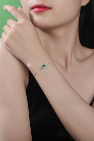 1 Carat Lab-Grown Emerald Bracelet 1 Carat Lab-Grown Emerald Bracelet