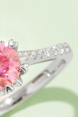 1 Carat Moissanite 925 Sterling Silver Ring 1 Carat Moissanite 925 Sterling Silver Ring