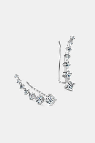 1.9 Carat Moissanite 925 Sterling Silver Earrings 1.9 Carat Moissanite 925 Sterling Silver Earrings