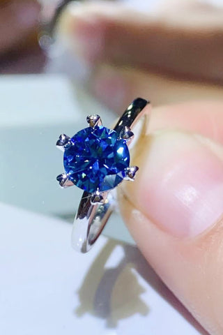 1 Carat Moissanite 6-Prong Solitaire Ring 1 Carat Moissanite 6-Prong Solitaire Ring
