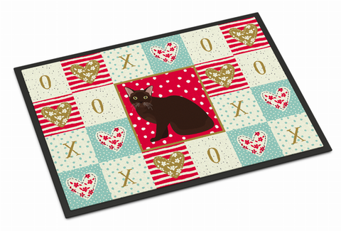 Seated Cat XOXO Art Mat