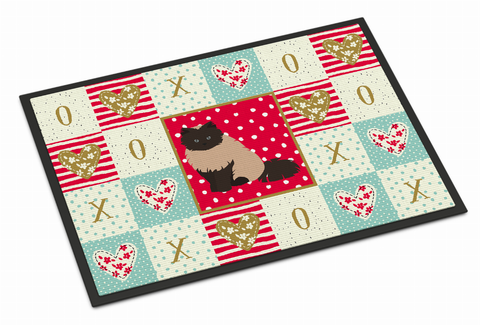 Seated Cat XOXO Art Mat