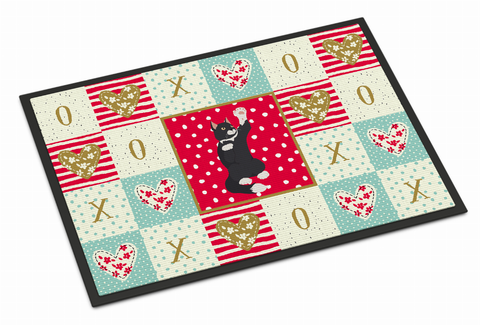 Seated Cat XOXO Art Mat
