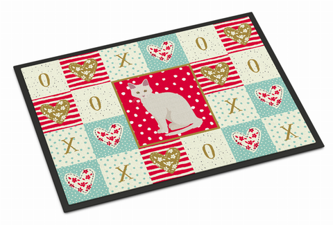 Seated Cat XOXO Art Mat