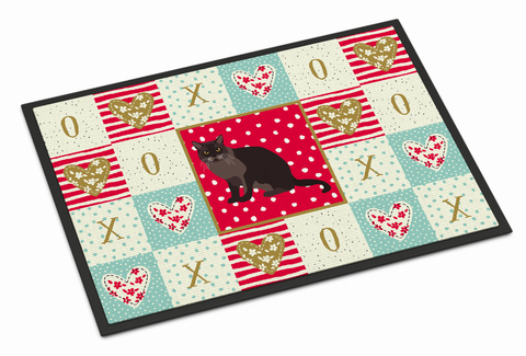 Seated Cat XOXO Art Mat
