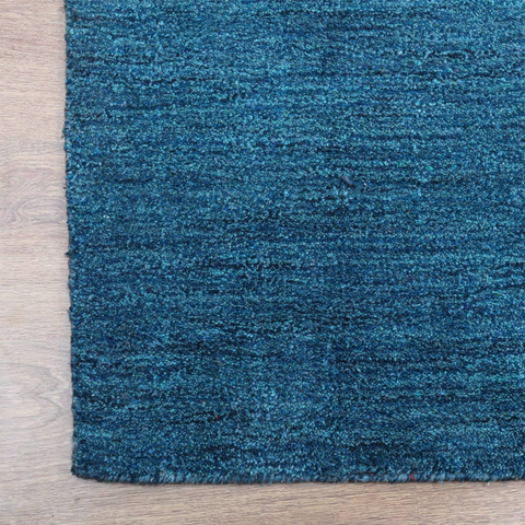 Rugsotic Carpets Hand Knotted Loom Wool Runner Area Rug Solid