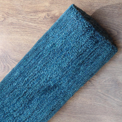 Rugsotic Carpets Hand Knotted Loom Wool Runner Area Rug Solid