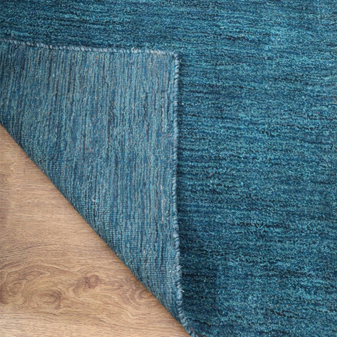 Rugsotic Carpets Hand Knotted Loom Wool Runner Area Rug Solid