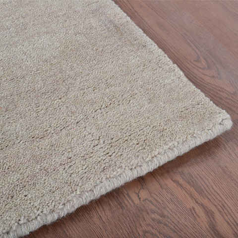 Rugsotic Carpets Hand Knotted Loom Wool Runner Area Rug Solid