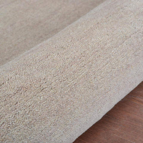 Rugsotic Carpets Hand Knotted Loom Wool Runner Area Rug Solid