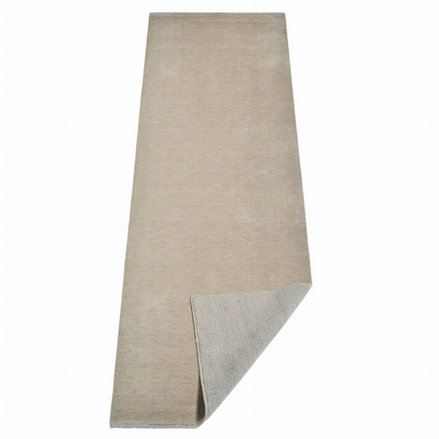 Rugsotic Carpets Hand Knotted Loom Wool Runner Area Rug Solid