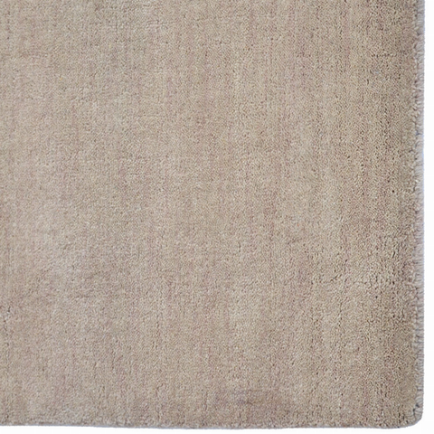 Rugsotic Carpets Hand Knotted Loom Wool Runner Area Rug Solid
