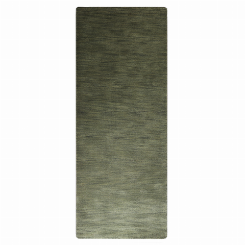 Rugsotic Carpets Hand Knotted Loom Wool Runner Area Rug Solid