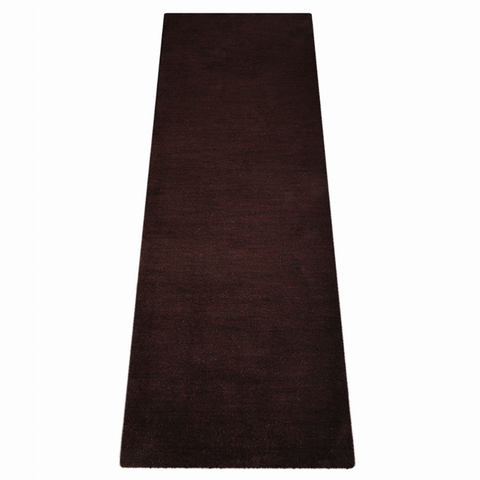 Rugsotic Carpets Hand Knotted Loom Wool Runner Area Rug Solid