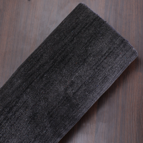 Rugsotic Carpets Hand Knotted Loom Wool Runner Area Rug Solid