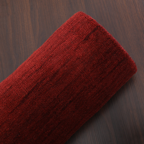 Rugsotic Carpets Hand Knotted Loom Wool Runner Area Rug Solid