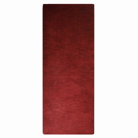 Rugsotic Carpets Hand Knotted Loom Wool Runner Area Rug Solid