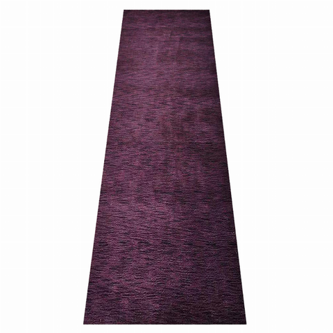 Rugsotic Carpets Hand Knotted Loom Wool Runner Area Rug Solid