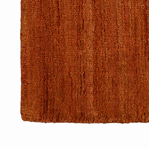 Rugsotic Carpets Hand Knotted Loom Wool Runner Area Rug Solid