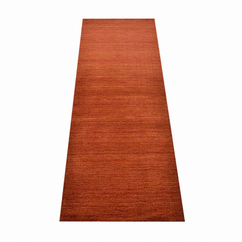 Rugsotic Carpets Hand Knotted Loom Wool Runner Area Rug Solid
