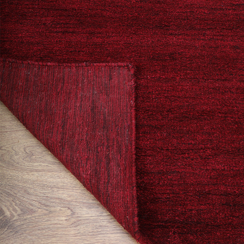 Rugsotic Carpets Hand Knotted Loom Wool Runner Area Rug Solid