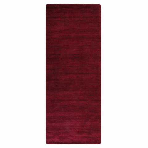 Rugsotic Carpets Hand Knotted Loom Wool Runner Area Rug Solid