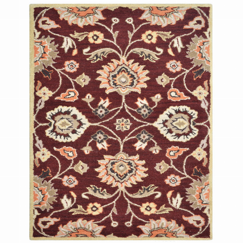 Rugsotic Carpets Hand Tufted Wool Area Rug Oriental