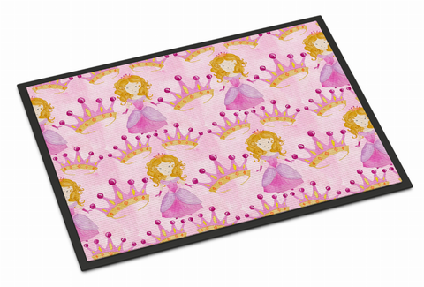 Princess Watercolor Indoor or Outdoor Mat