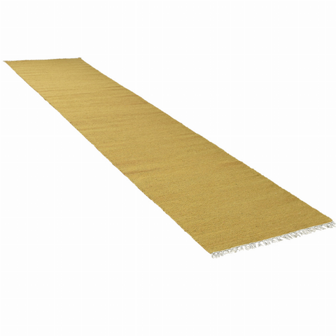 Rugsotic Carpets Hand Woven Flat Weave Kilim Wool Runner Area Rug Solid