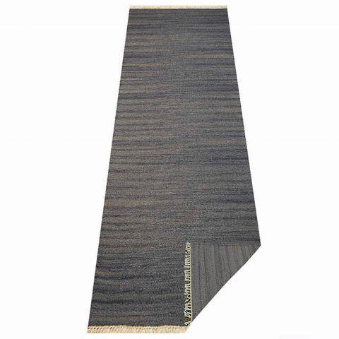 Rugsotic Carpets Hand Woven Flat Weave Kilim Wool Runner Area Rug Solid