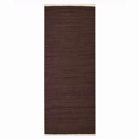 Rugsotic Carpets Hand Woven Flat Weave Kilim Wool Runner Area Rug Solid