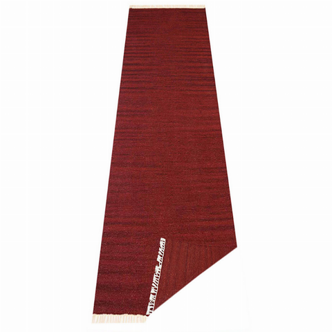 Rugsotic Carpets Hand Woven Flat Weave Kilim Wool Runner Area Rug Solid