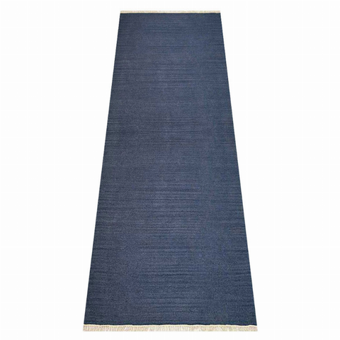 Rugsotic Carpets Hand Woven Flat Weave Kilim Wool Runner Area Rug Solid