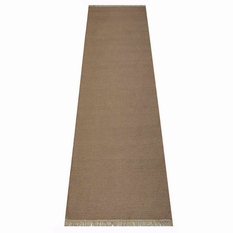 Rugsotic Carpets Hand Woven Flat Weave Kilim Wool Runner Area Rug Solid