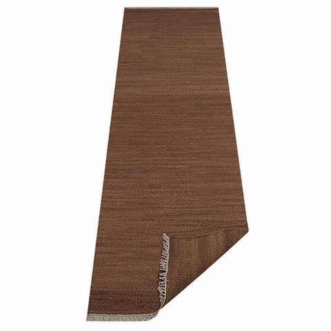 Rugsotic Carpets Hand Woven Flat Weave Kilim Wool Runner Area Rug Solid