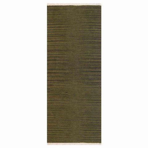 Rugsotic Carpets Hand Woven Flat Weave Kilim Wool Runner Area Rug Solid
