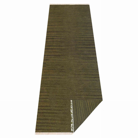 Rugsotic Carpets Hand Woven Flat Weave Kilim Wool Runner Area Rug Solid