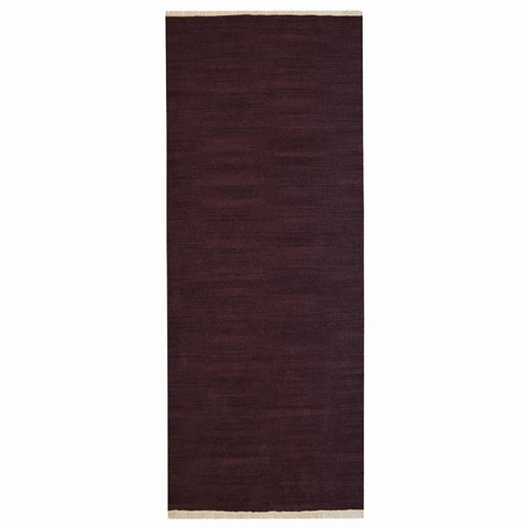 Rugsotic Carpets Hand Woven Flat Weave Kilim Wool Runner Area Rug Solid