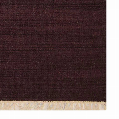 Rugsotic Carpets Hand Woven Flat Weave Kilim Wool Runner Area Rug Solid