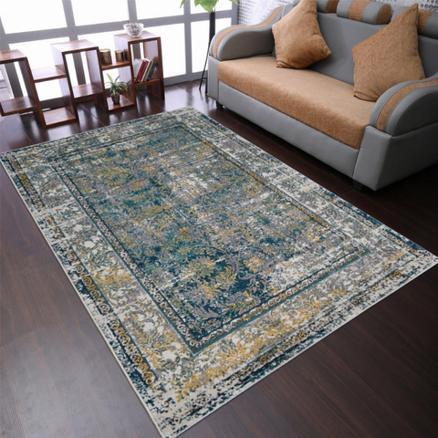 Rugsotic Carpets Machine Woven Heatset Polypropylene Area Rug Oriental